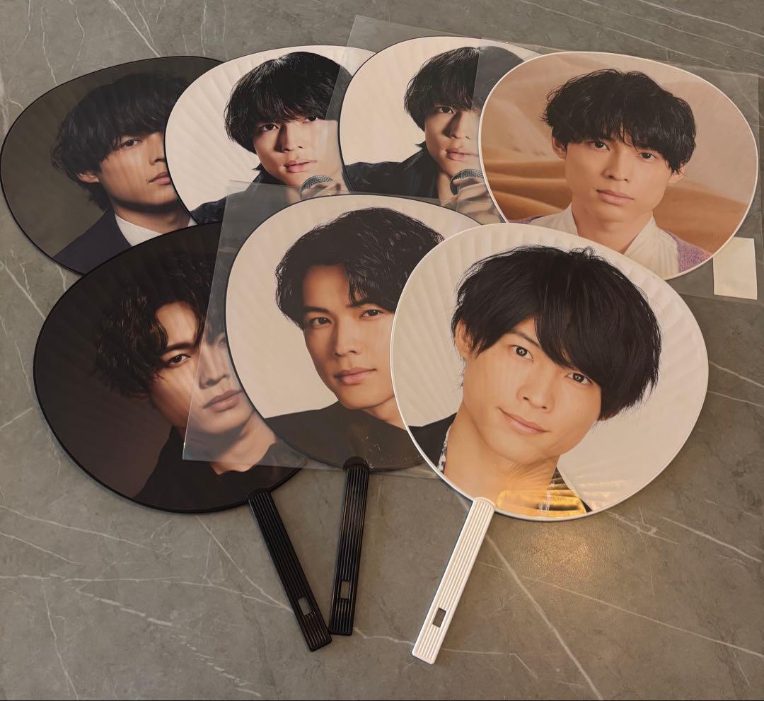 SixTONES 松村北斗 うちわ まとめ売り - メルカリ