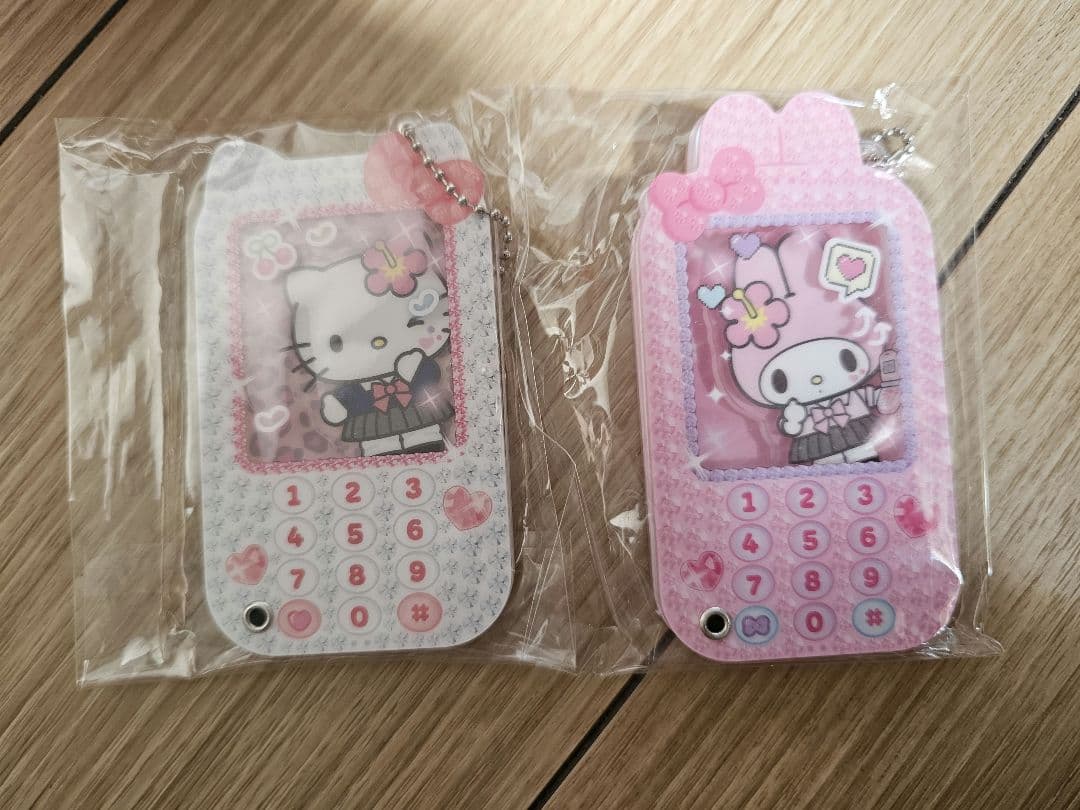 サンリオ 平成 ハローキティ マイメロ ガラケー アクリルチャーム