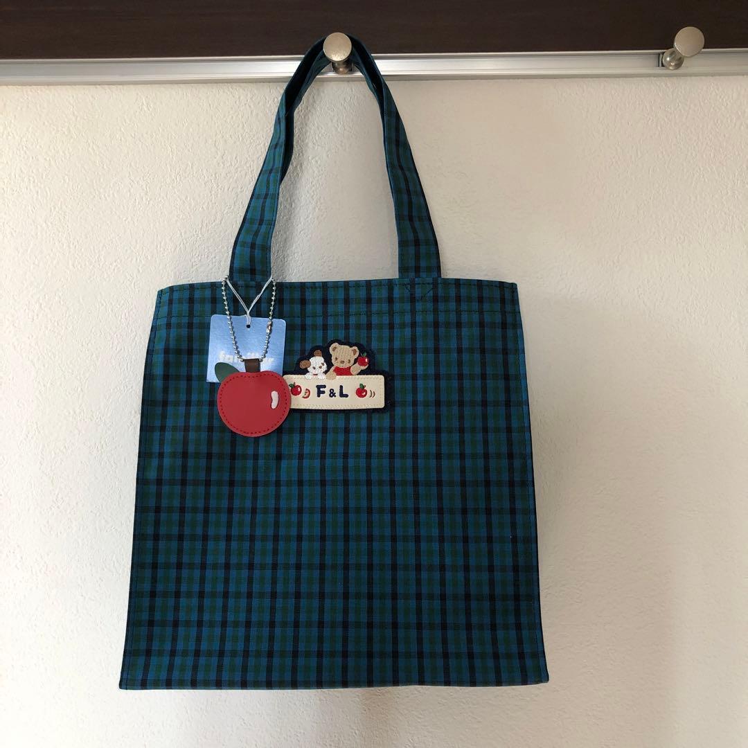 ponzu.　ファミリア 定番トートバッグ 旧モデル チェック柄 小