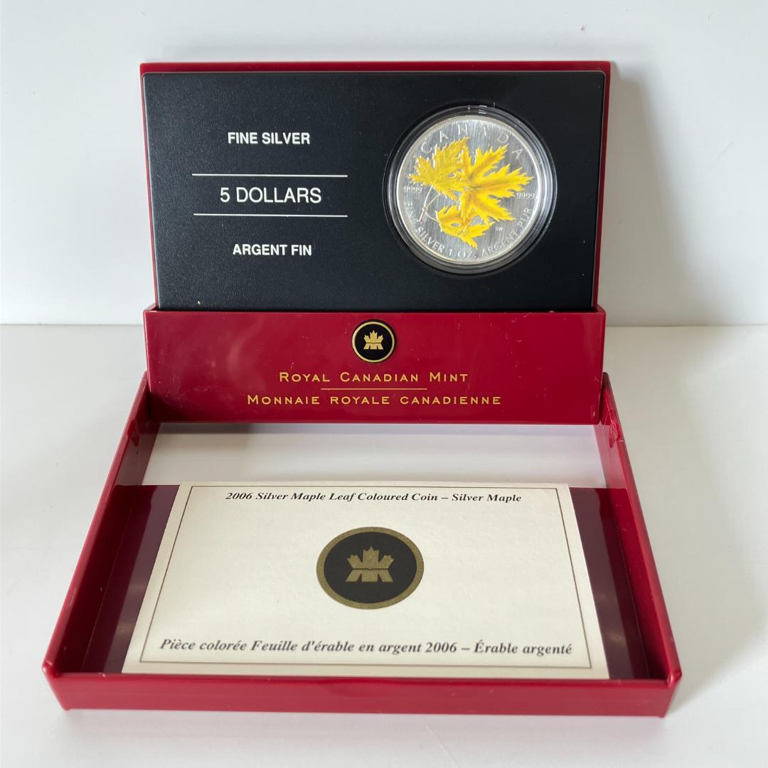 カナダ王立造幣局発行　メイプルリーフ　カラー 2006年 logo_121310177.jpg