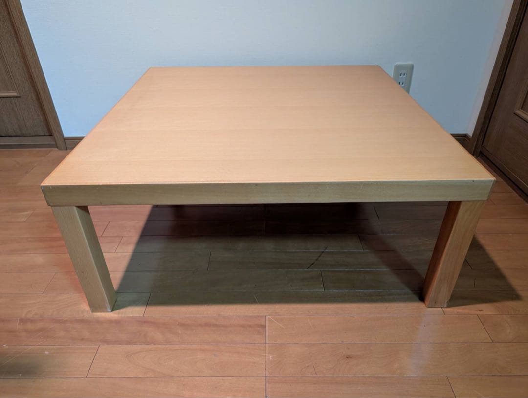 【送料込】無印良品 MUJI ローテーブル リビング ちゃぶ台 木製家具