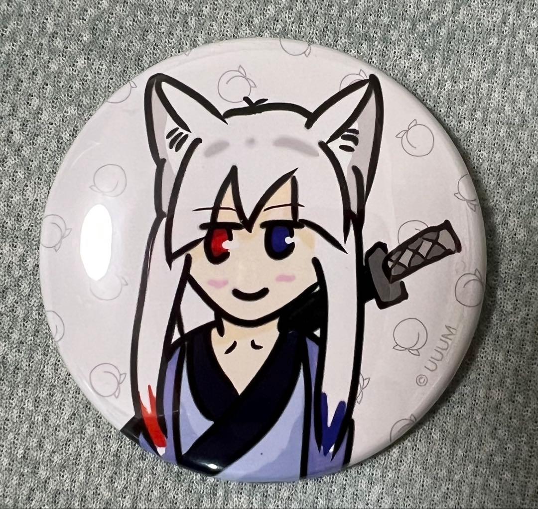 カラフルピーチ どぬく 直筆イラスト缶バッジ - メルカリ