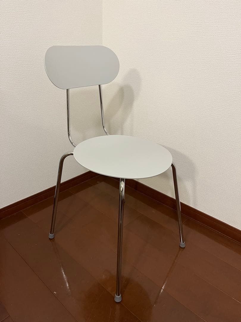 無印スチールチェア　ライトグレー スチールチェア・樹脂座（ライトグレー） | 無印良品
