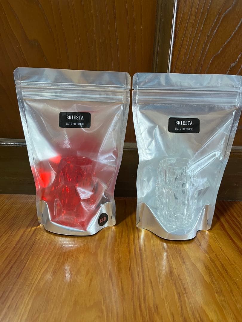 nuts outdoor briesta ブリエスタ　赤／クリア2個セット BRIESTA | NUTS OUTDOOR