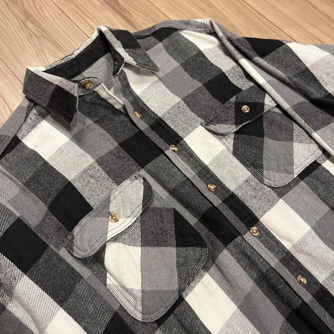 ファイブブラザー　バッファローチェックネルシャツ