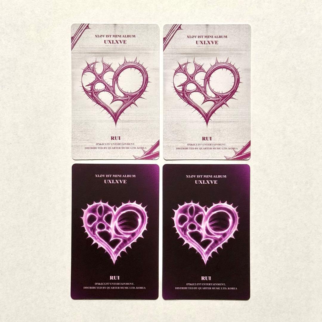 XLOV UXLXVE 封入トレカ コンプセット - メルカリ