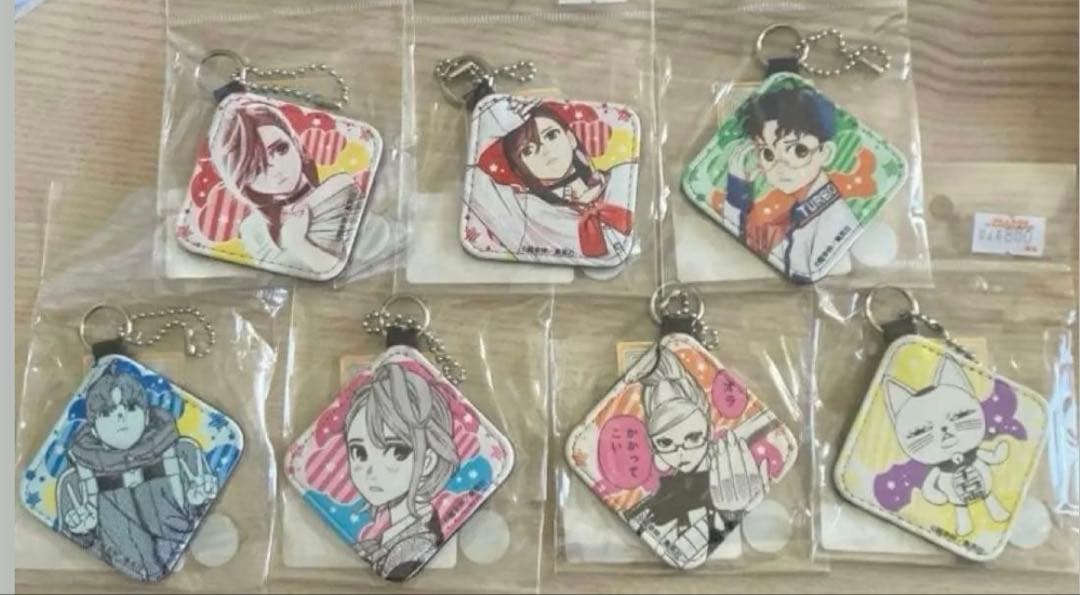 ダンダダン レザーチャーム　キーホルダー　ストラップ　合皮　セット