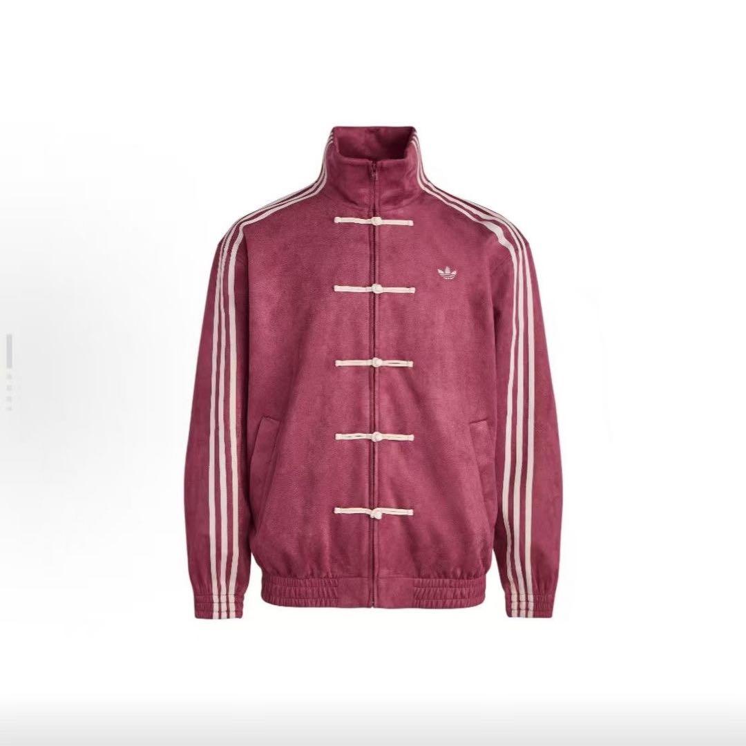 adidas中国限定 蛇年トラックジャケット赤　Mサイズ➕ ダークグレーMサイズ