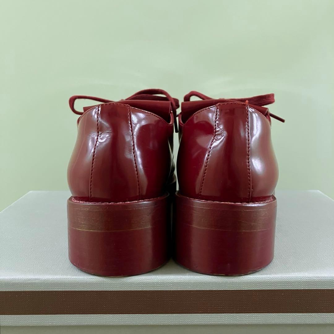 MARNI】RED メタルプレート キルトタン Oxford SHOES - メルカリ