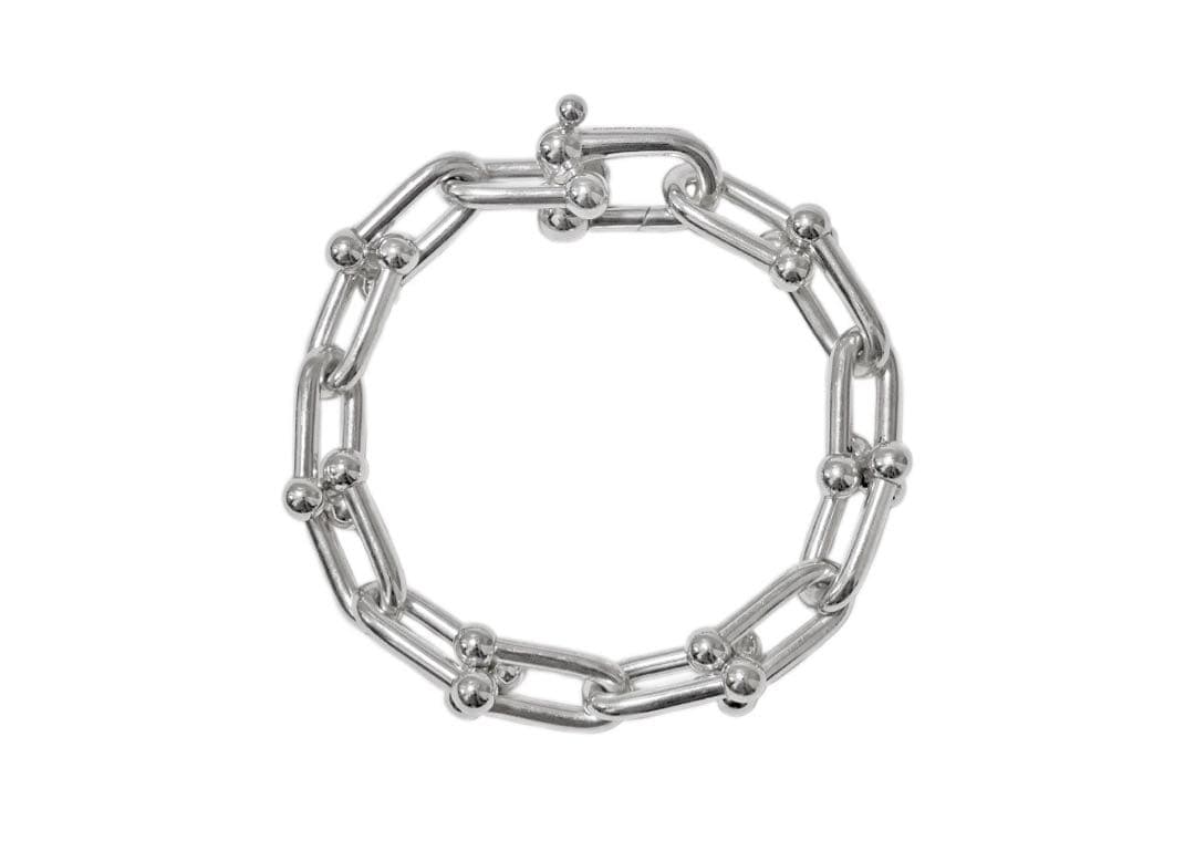 Tiffany ハードウェア ラージリンク ブレスレット 14コマ 箱・ケース