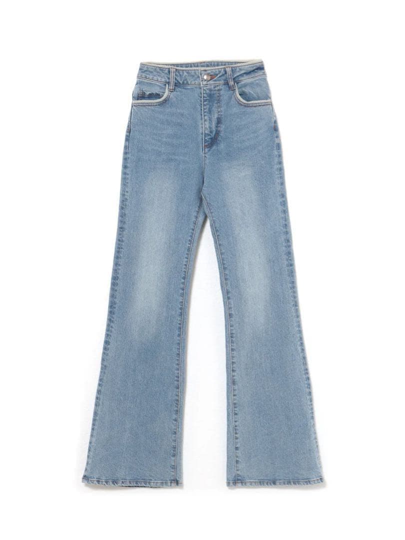 パンツ ANDMARY Heart stitch denim light blue S Heart stitch denim color light blue/blue beige/navy blue size s/m