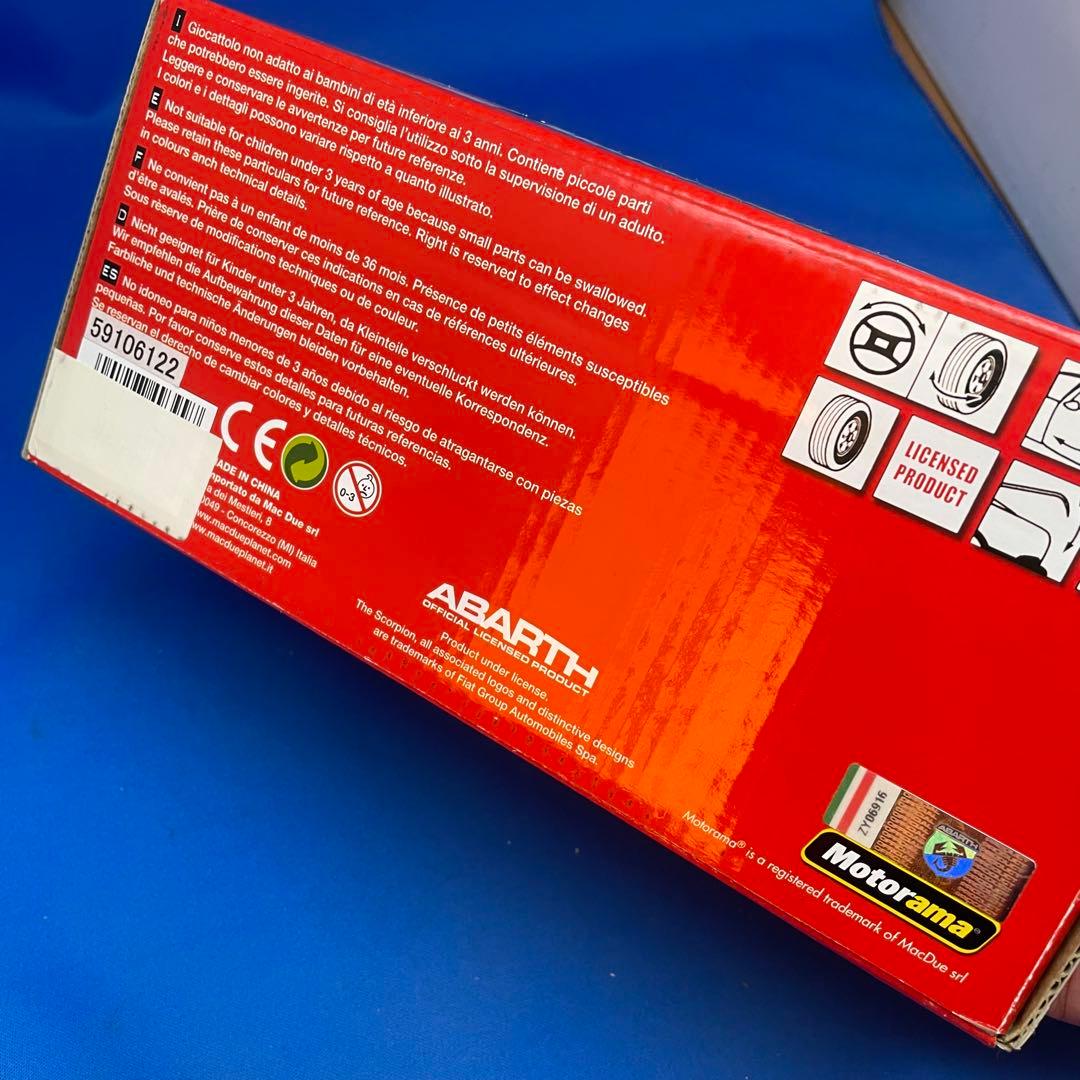 値下げ！1/24 ミニカー アバルト純正GRANDE PUNTO - メルカリ