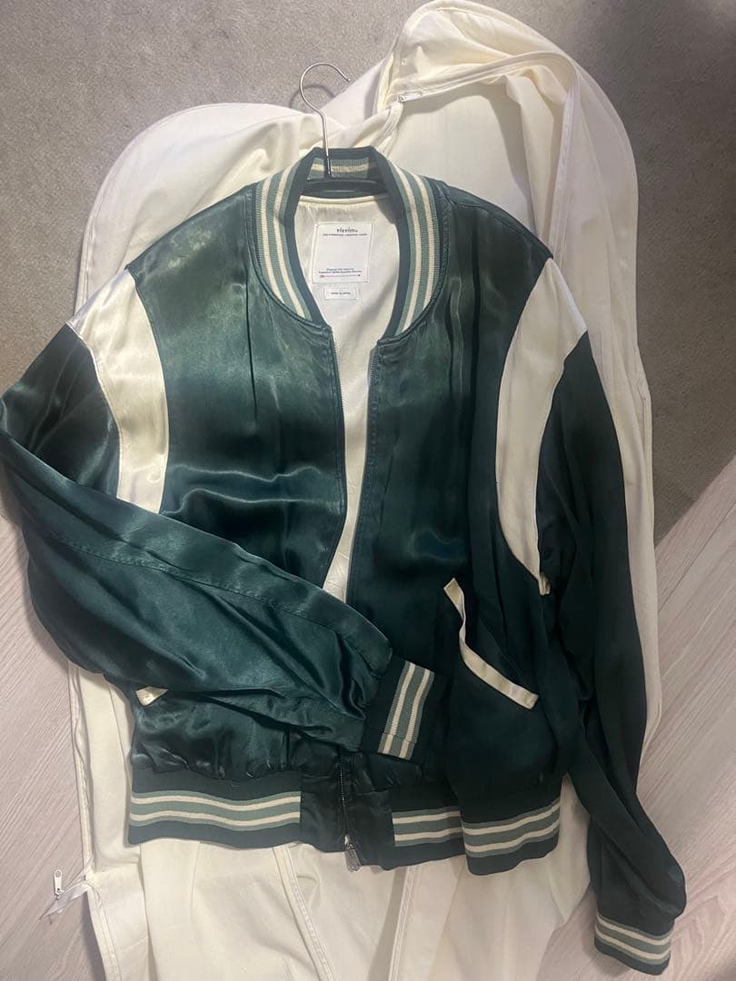 ジャケット・アウター VISVIM 23ss DOUGLAS STADIUM JKT visvim/DOUGLAS STADIUM JKT (GREEN)