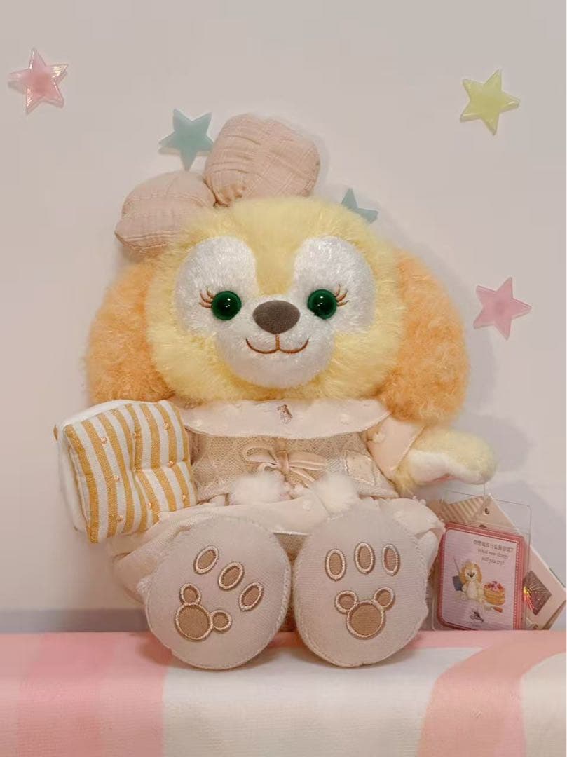 【お顔厳選】新作　上海ディズニー　リラックス　クッキーアンぬいぐるみSSサイズ