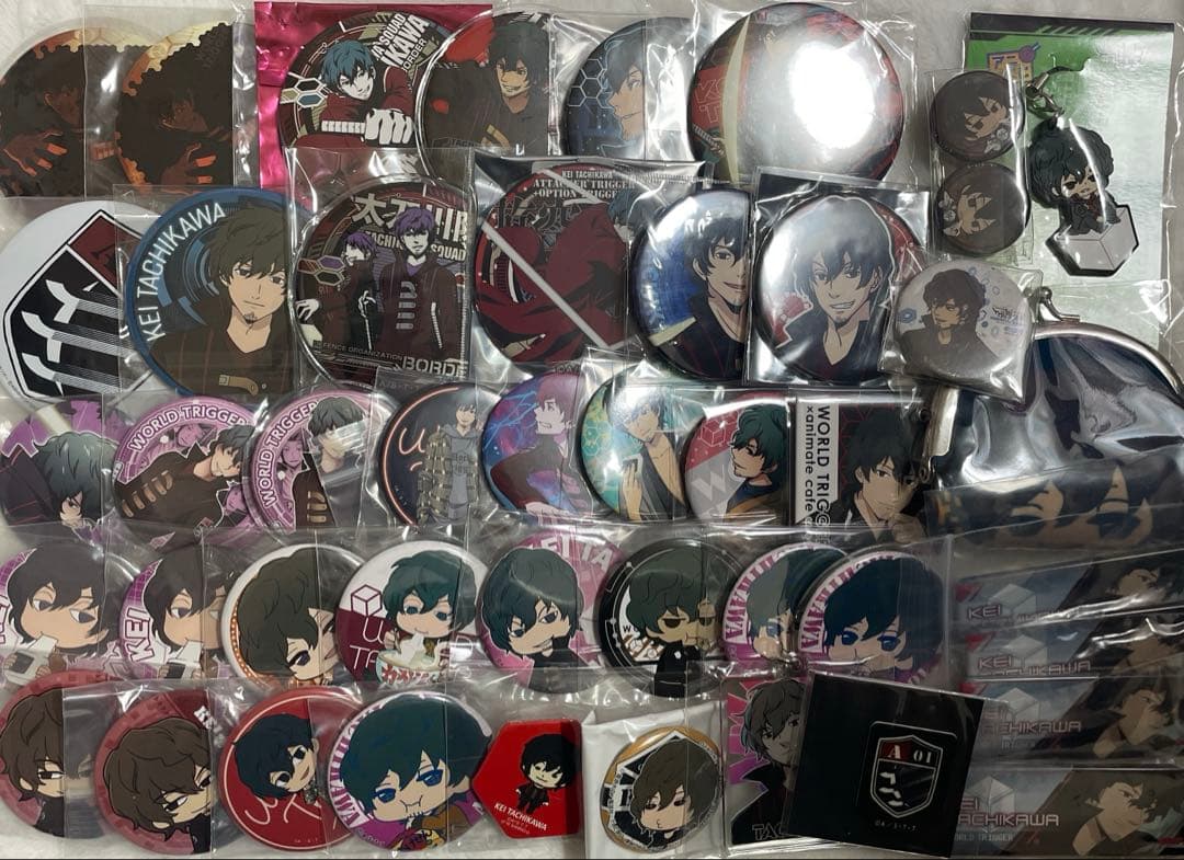 ワールドトリガー　ワートリ　太刀川慶　缶バッジ　キーホルダー　アクリルスタンド