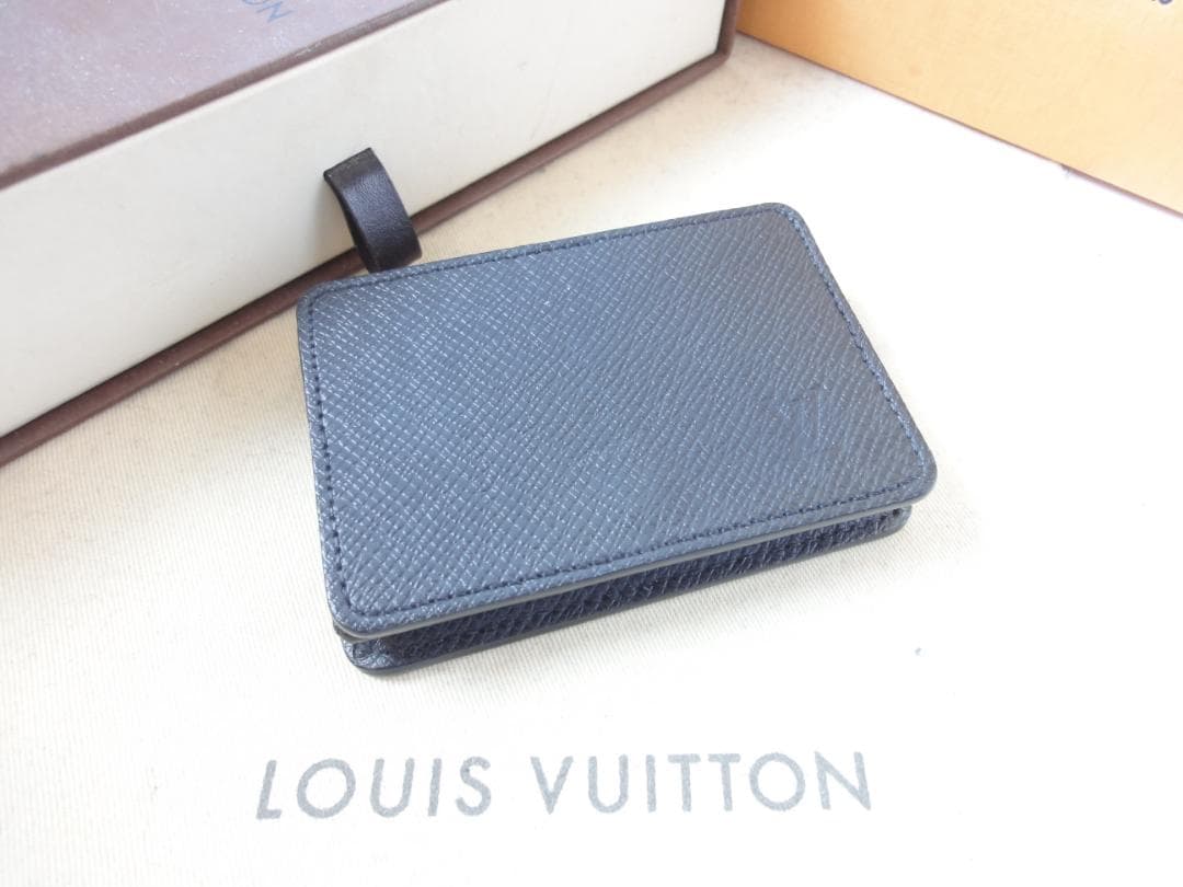 超美品☆超希少☆ヴィトン【タイガ】新型ケース【レザー パース】A54