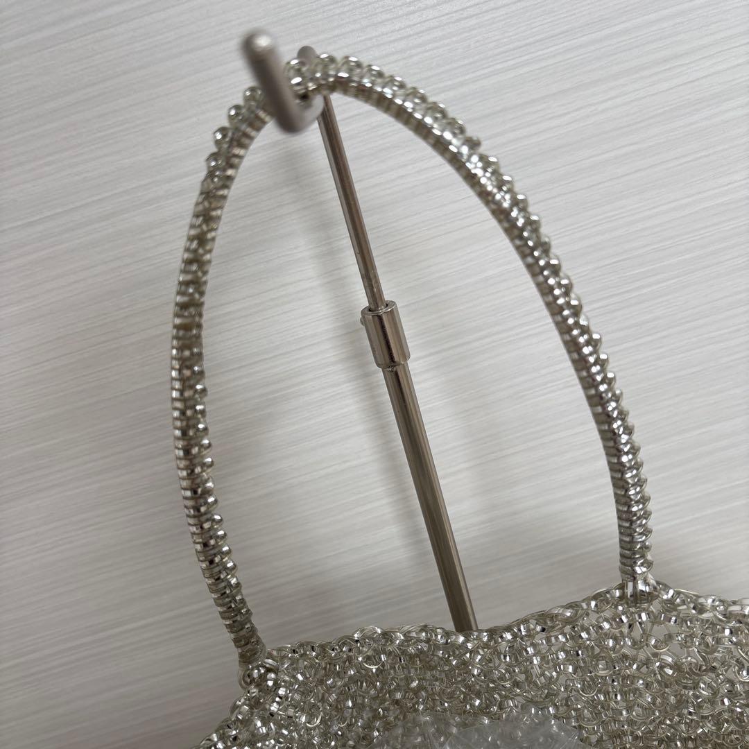 ANTEPRIMA アンテプリマ シルバー ビーズトートバッグ ハンドバッグ