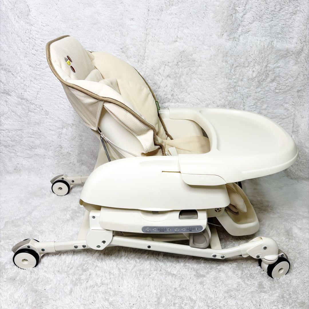 コンビCombi ルシエス AT電動 オートスイング ハイローチェア ホワイト