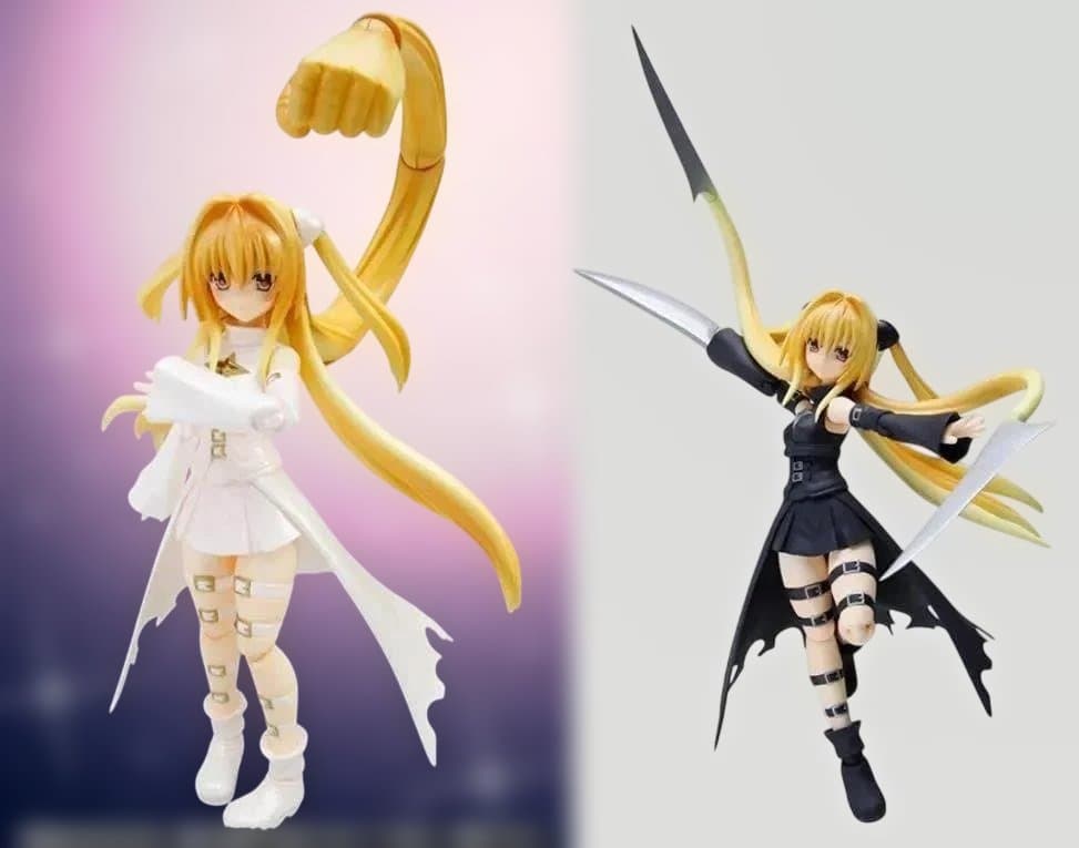 開封　S.H.Figuarts　金色の闇　2体　トランスホワイト　ToLOVEる