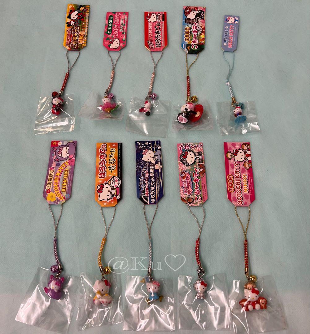 【未使用】ご当地キティ 根付け ストラップ 10個セット 3