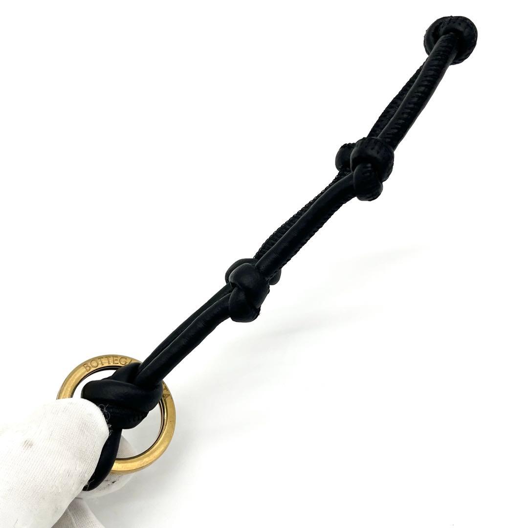 極美品】ボッテガヴェネタ イントレチャート レザー ブラック