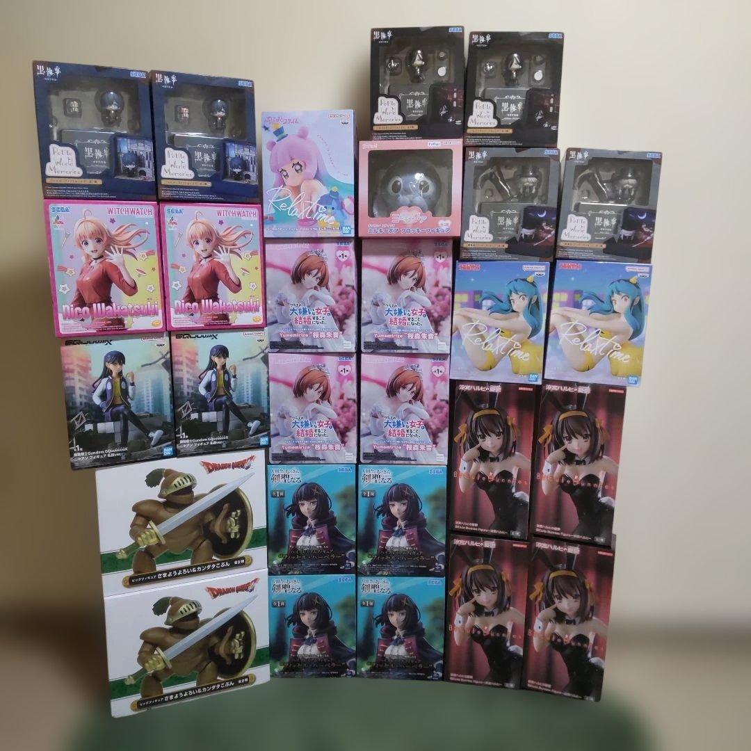 美少女フィギュア まとめ売り ラム 黒執事 涼宮ハルヒ 28個 ①
