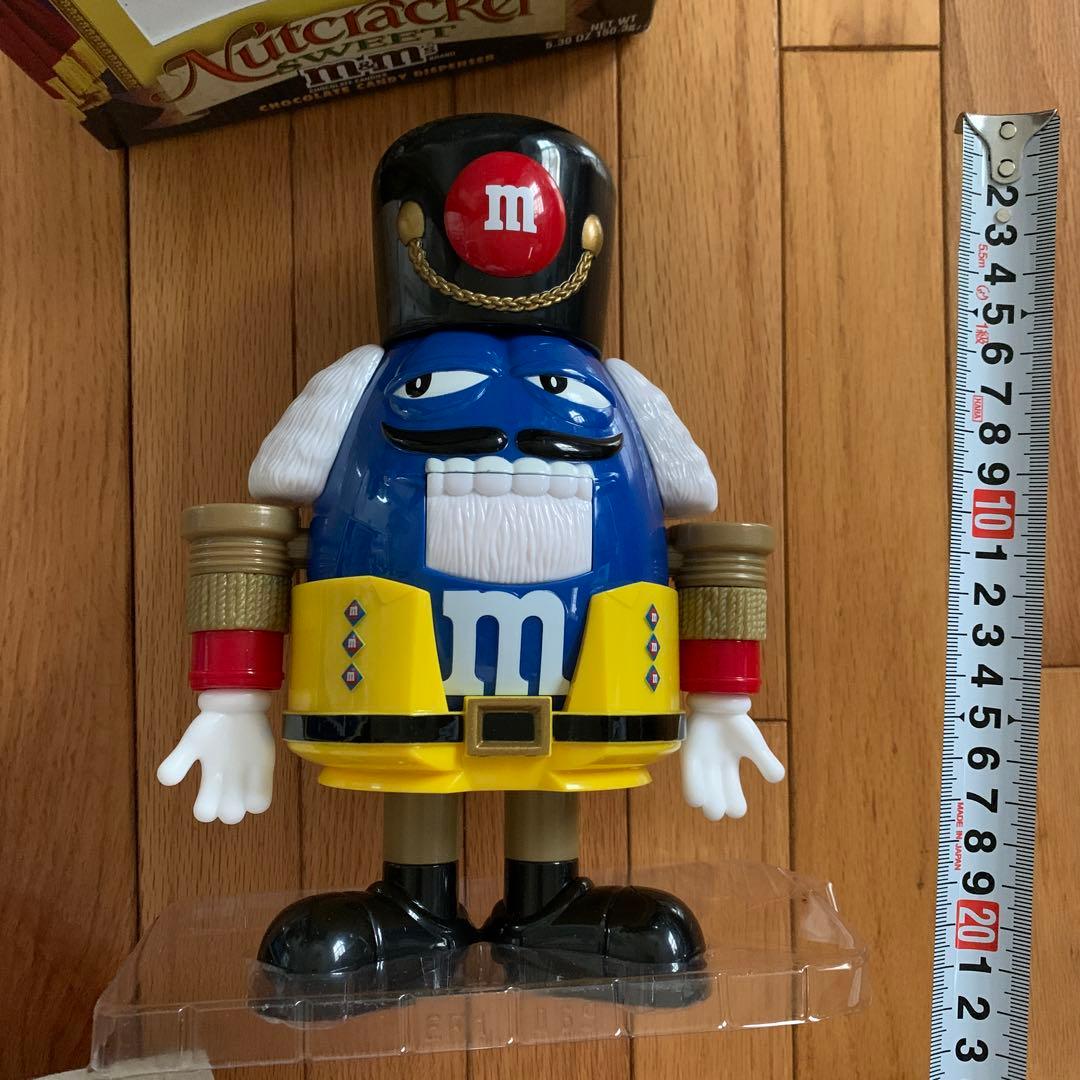 エムアンドエムズ M&M's くるみ割り人形 ディスペンサー フィギュア 青