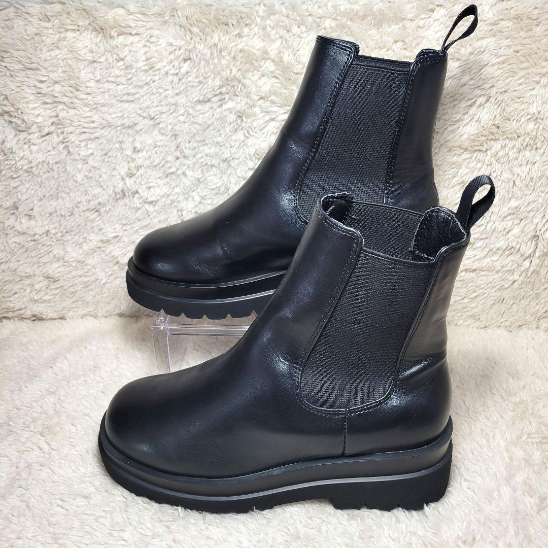 ✨極美品✨【グリーンレーベルリラクシング】サイドゴアブーツ 厚底