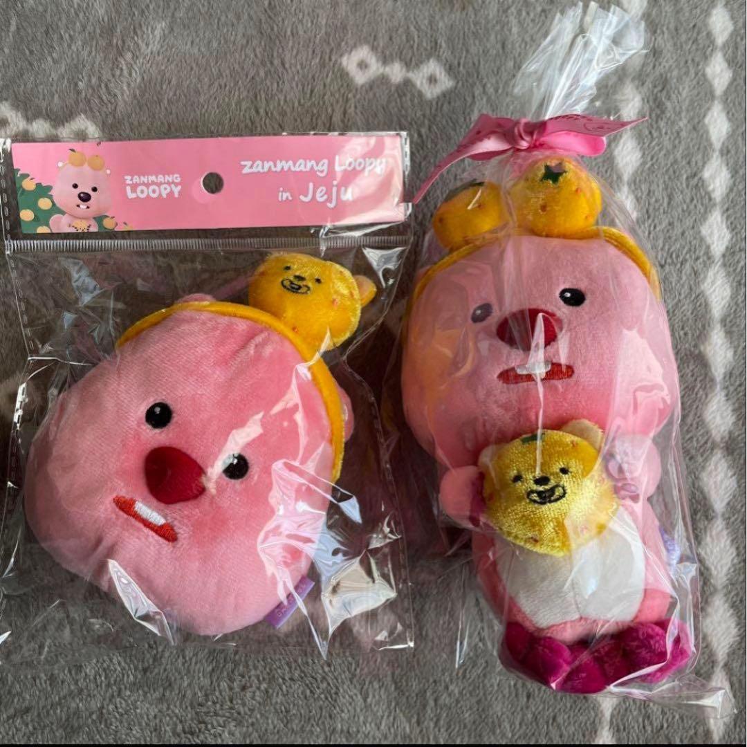 ルーピー ZANMANG LOOPY 済州限定 韓国限定 ぬいぐるみ 傘 ポロロ
