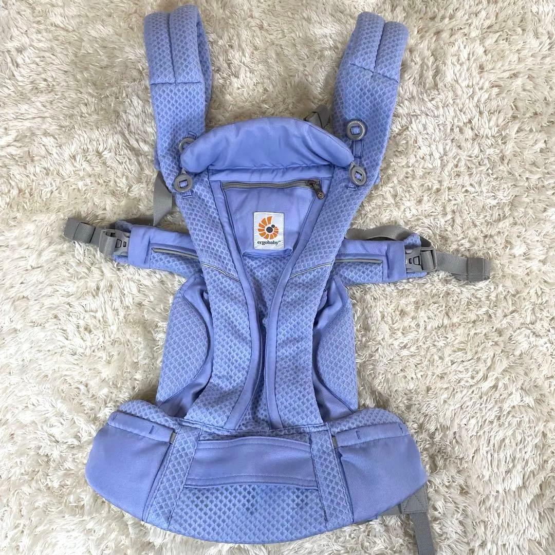 希少カラー✨　エルゴベビー 抱っこ紐　OMNI Breeze ブルーラベンダー