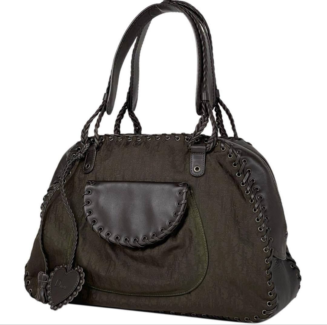 Christian Diorハンドバッグ　トロッター　ハートチャーム