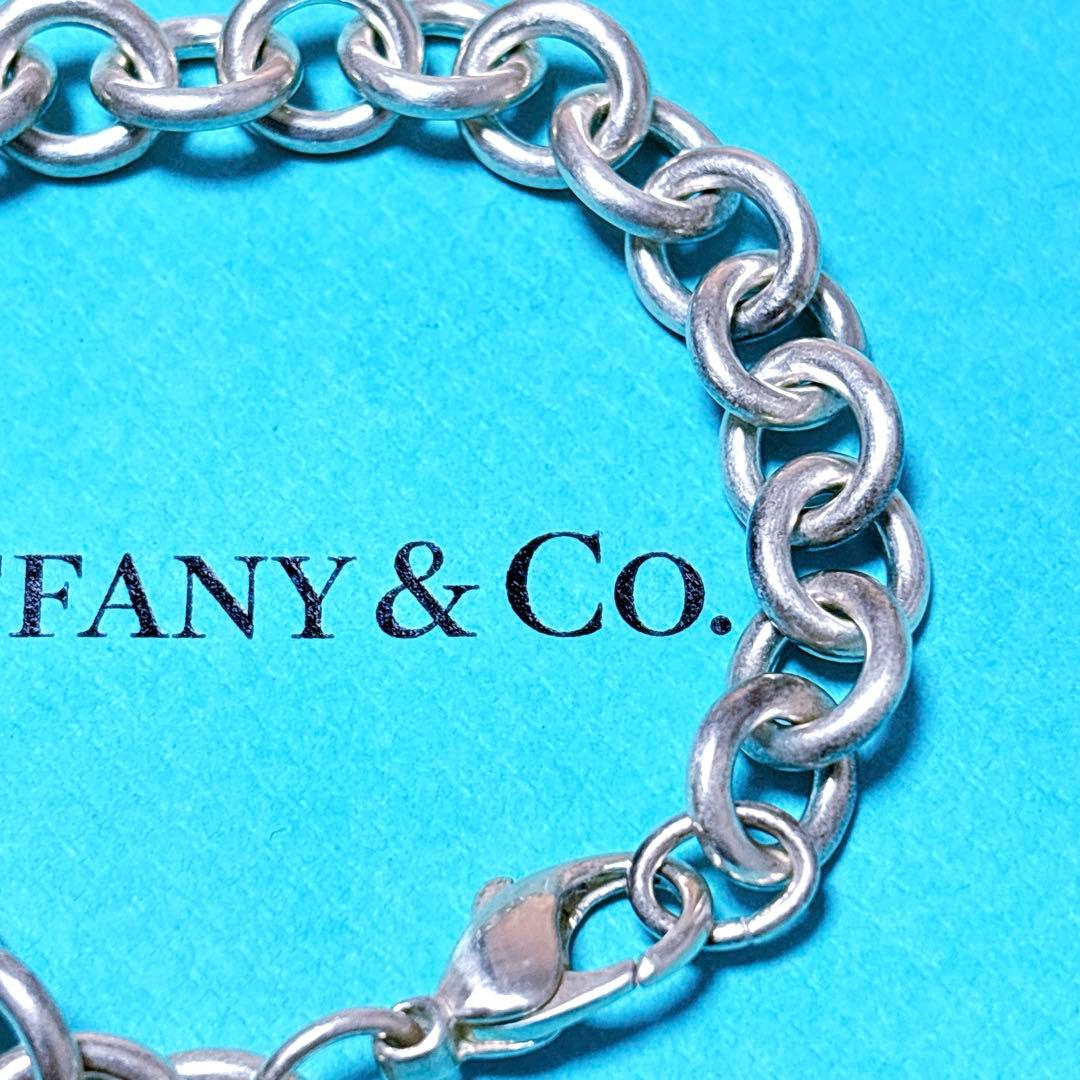 【美品】19.2cm ティファニー ハートタグ ブレスレット シルバー925