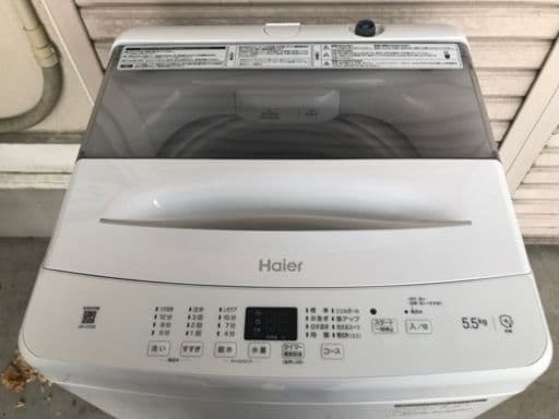 洗濯機 Haier ハイアール JW-U55B 5.5kg 2024年製