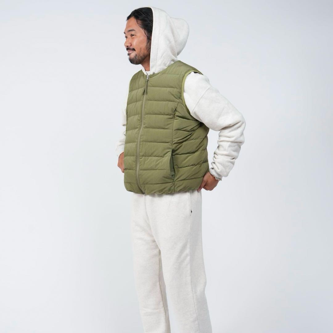 トップス KAJA NYLON MONOFILA RIPSTOP DOWN VEST