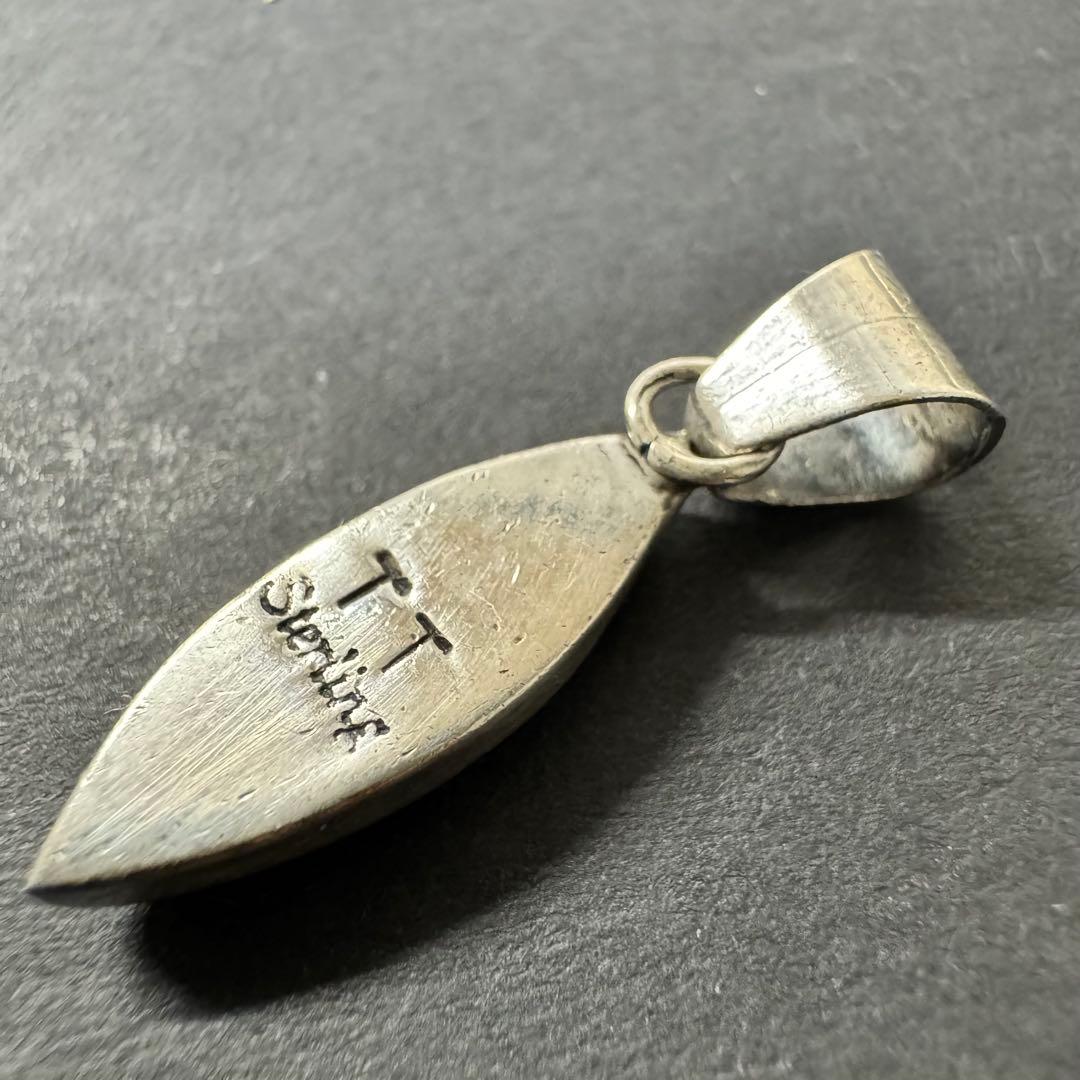 TT刻印 NAVAJO】ターコイズ インレイ ペンダントトップ - メルカリ