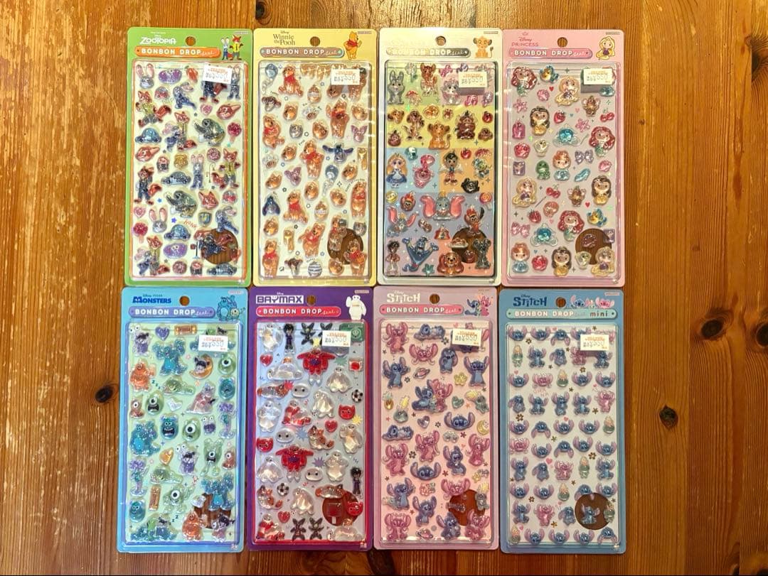 正規品　ボンボンドロップシール　ディズニー