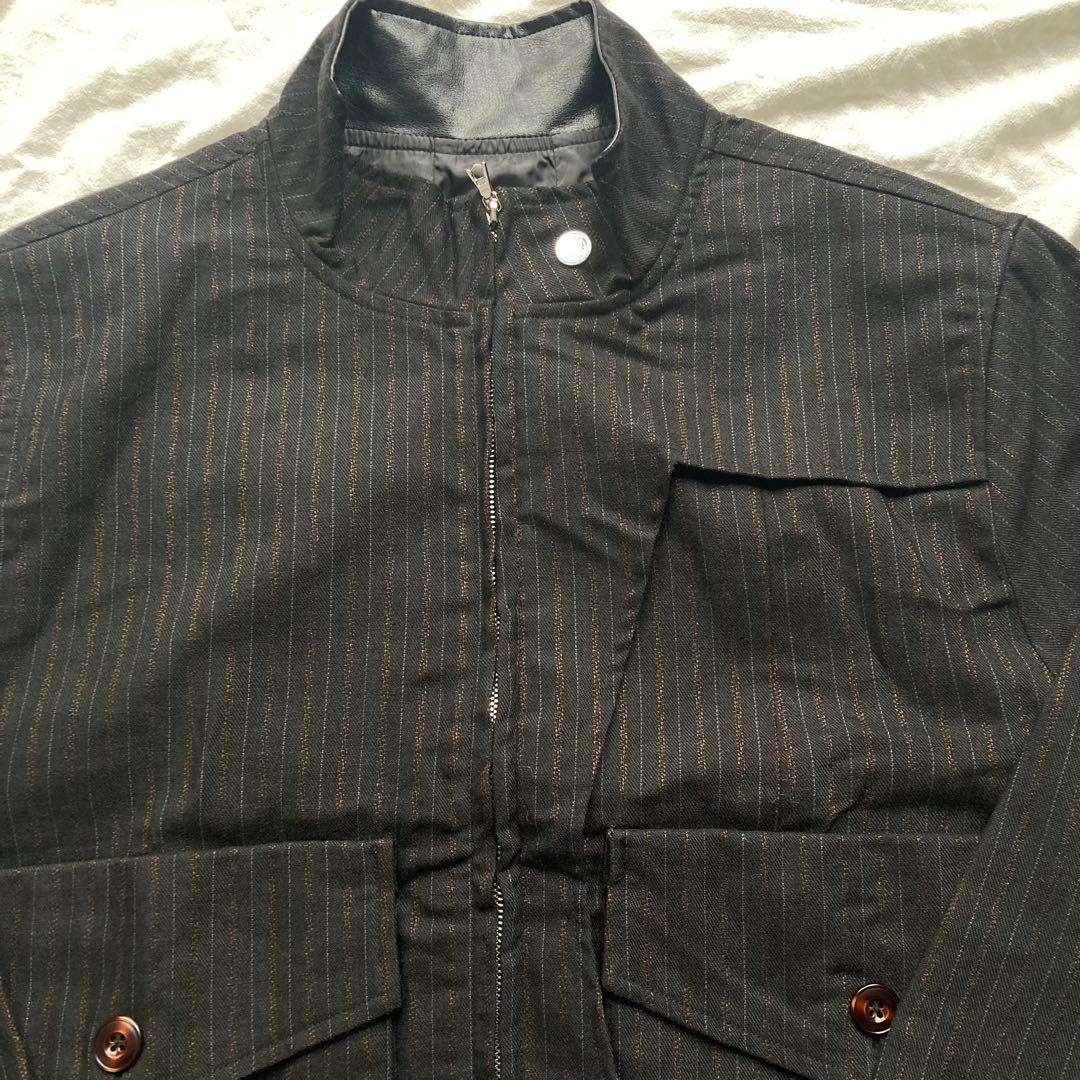 NULLUS DECONSTRUCTED STAND COLLAR JACKET - メルカリ