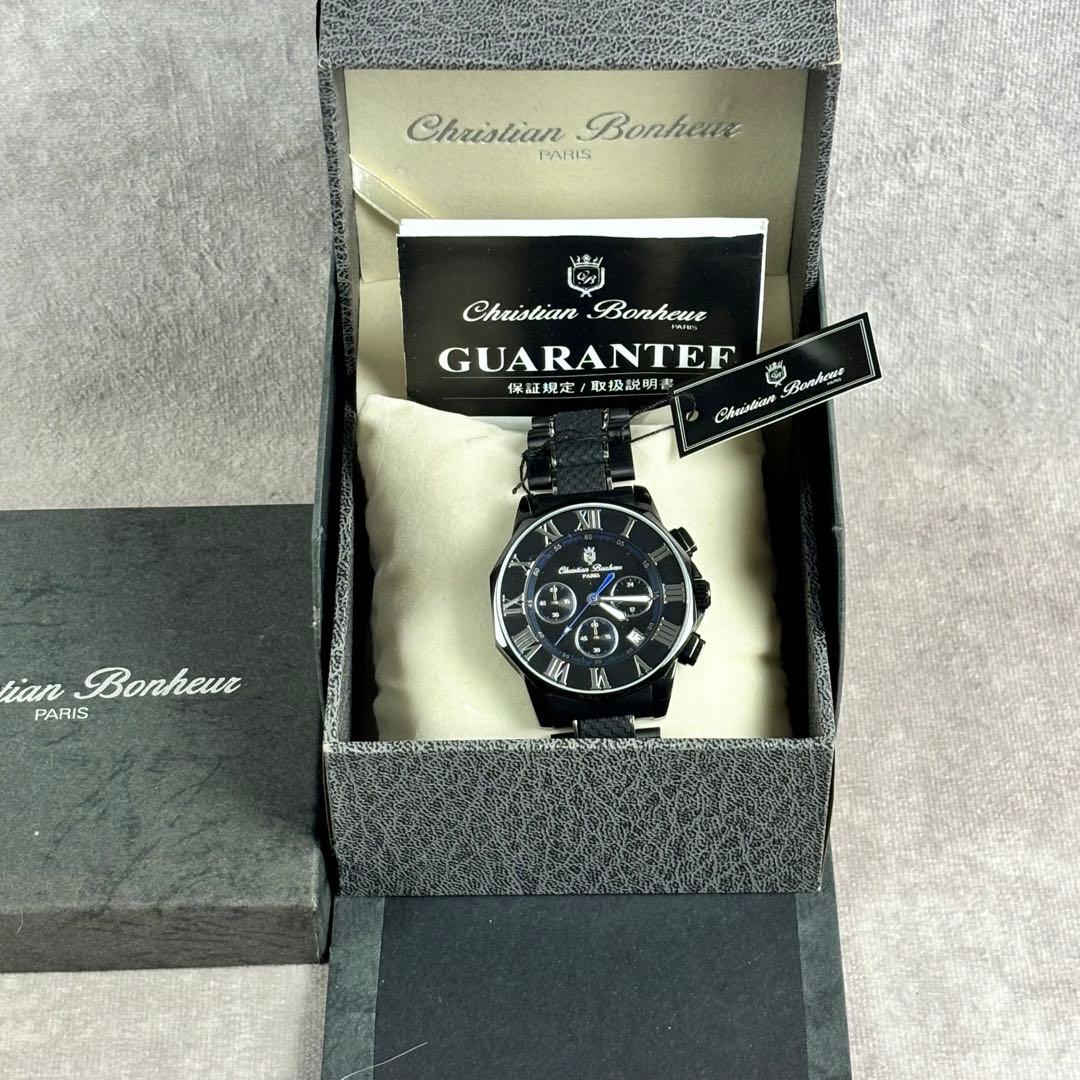 クロノグラフ 腕時計 Christian Bonheur CB11454