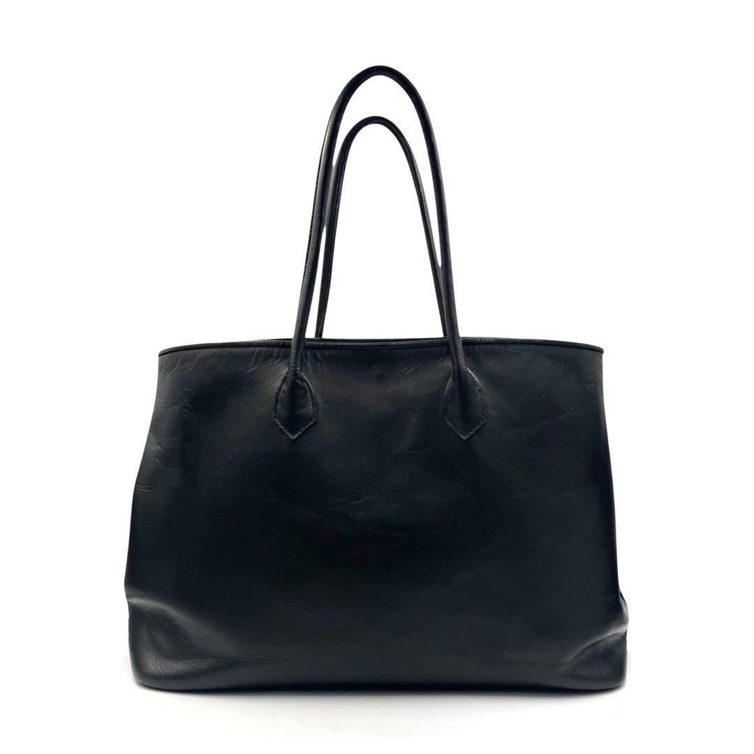 《超美品》Cisei シセイ 941 肩掛け トートバッグ レザー ブラック 黒