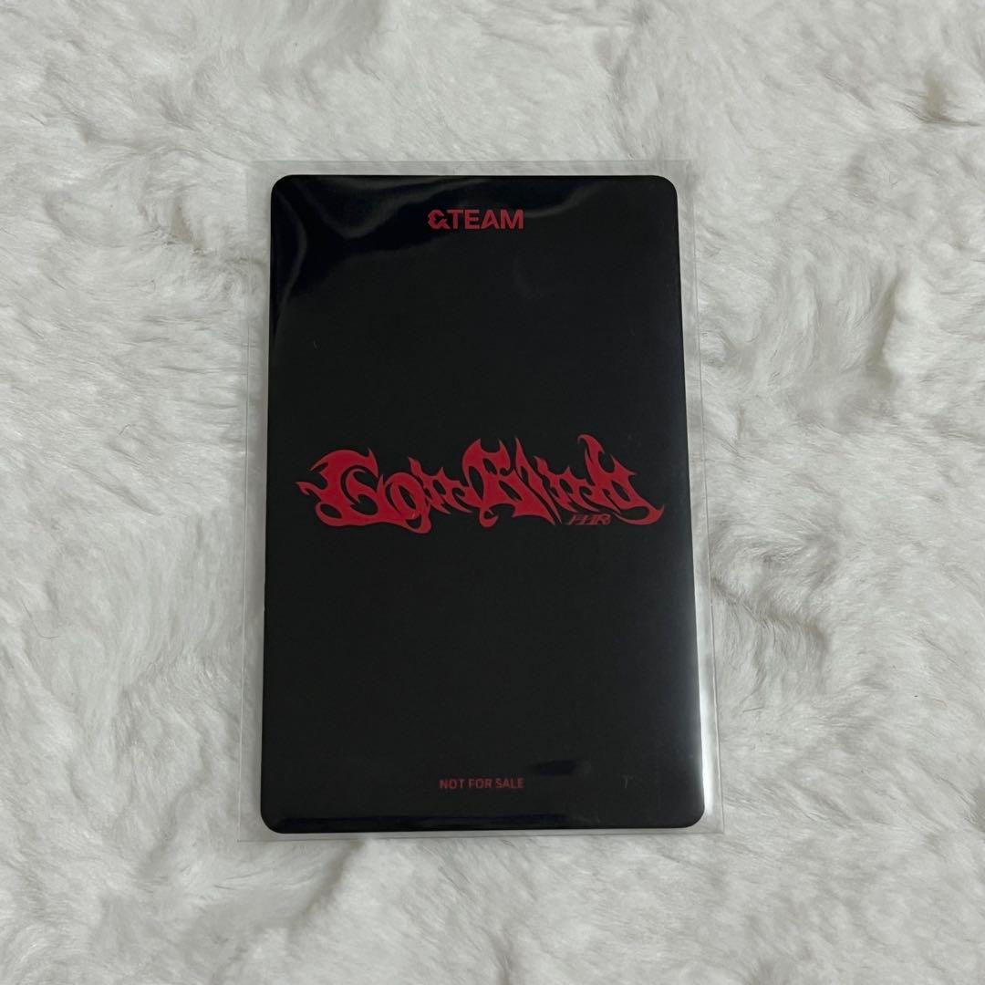 最安値】 &TEAM オフイベ チェキサイン会 特典 トレカ YUMA ユウマ