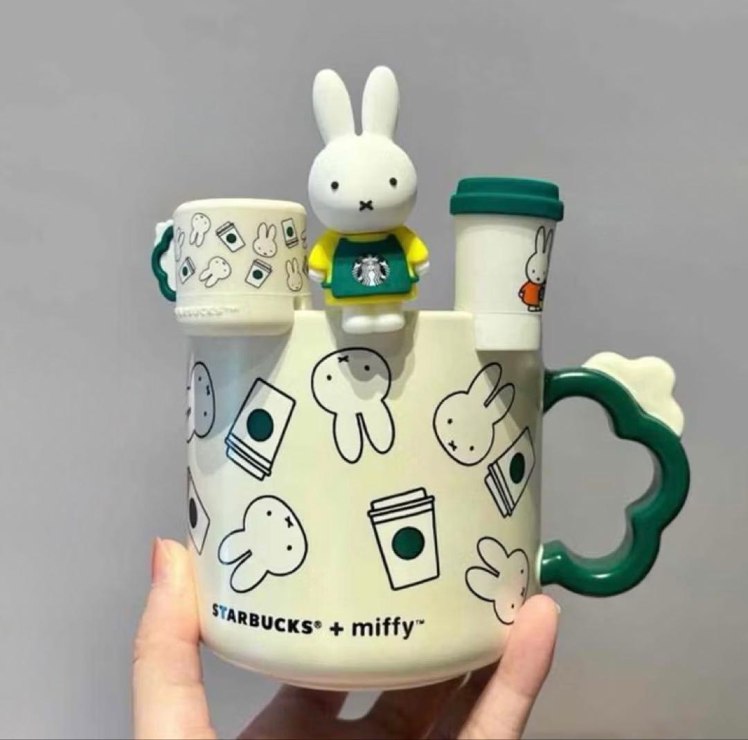 台湾 スターバックス × miffy フチ子3点セット