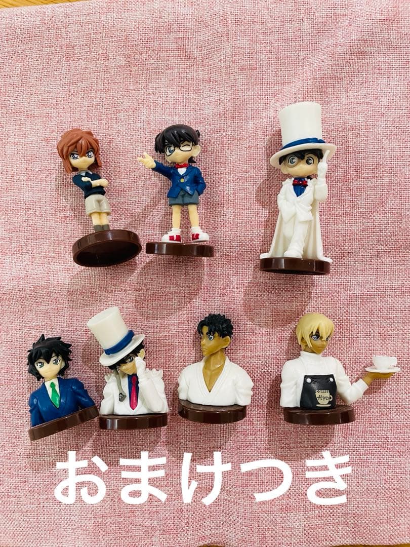 名探偵コナン フィギュア7体セット チョコエッグ おまけつき！ - メルカリ
