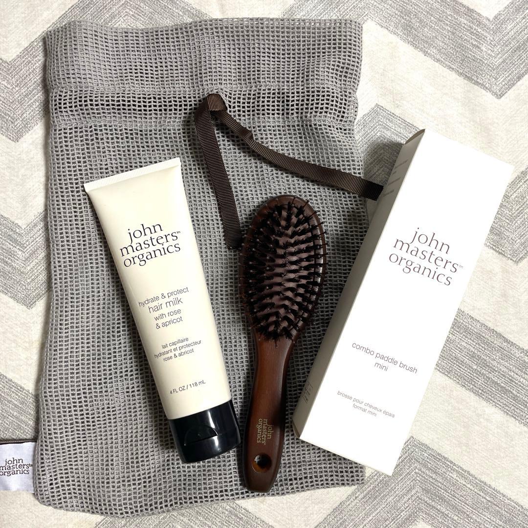 ジョンマスターオーガニック　ヘアミルク & コンボパドルブラシ ギフトセット コンボパドルブラシ | ジョンマスターオーガニック公式オンラインストア