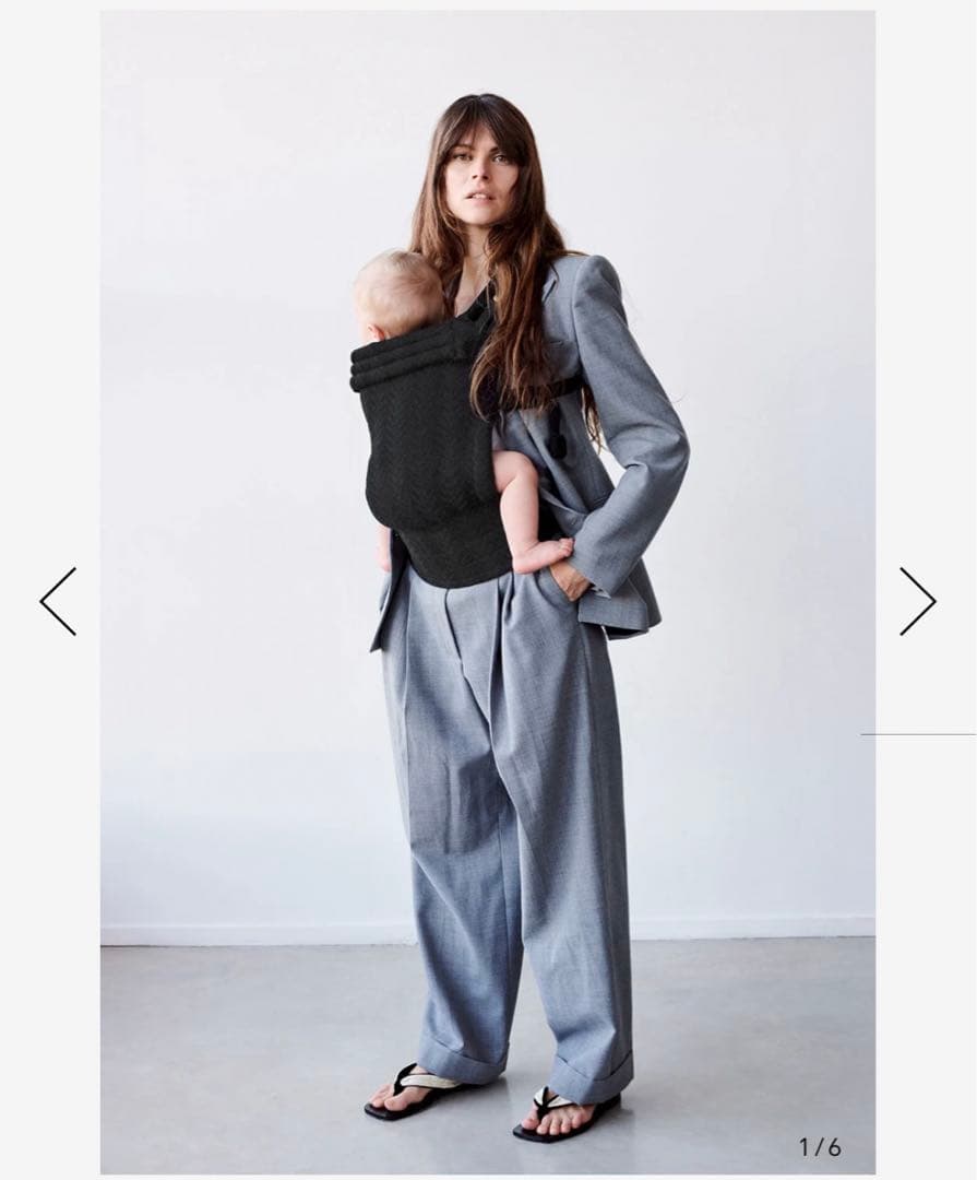 Artipoppe アーティポッペ 抱っこ紐 ブラック - メルカリ