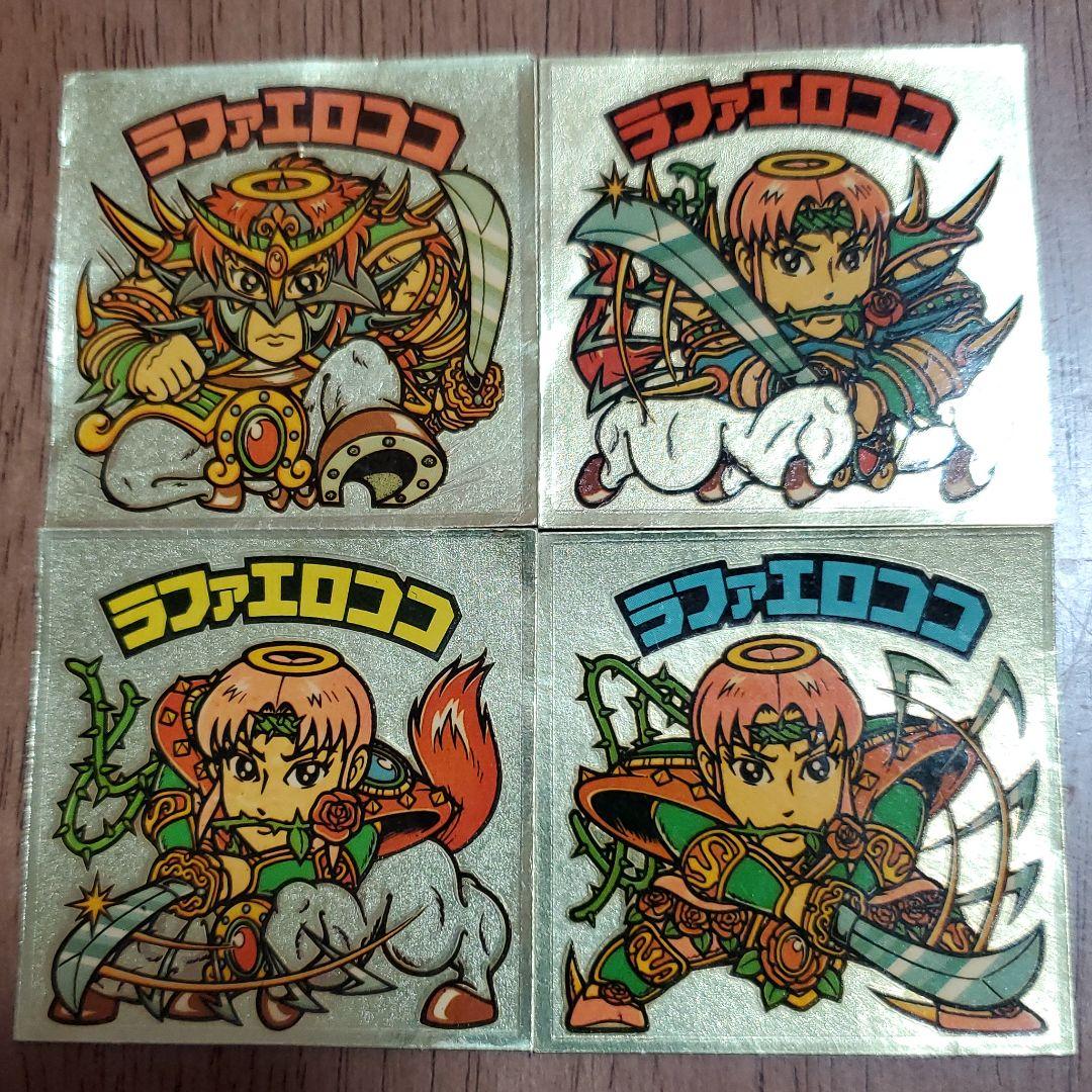 旧ビックリマンシール チョコ版第19弾 全ヘッド ラファエロココ4枚