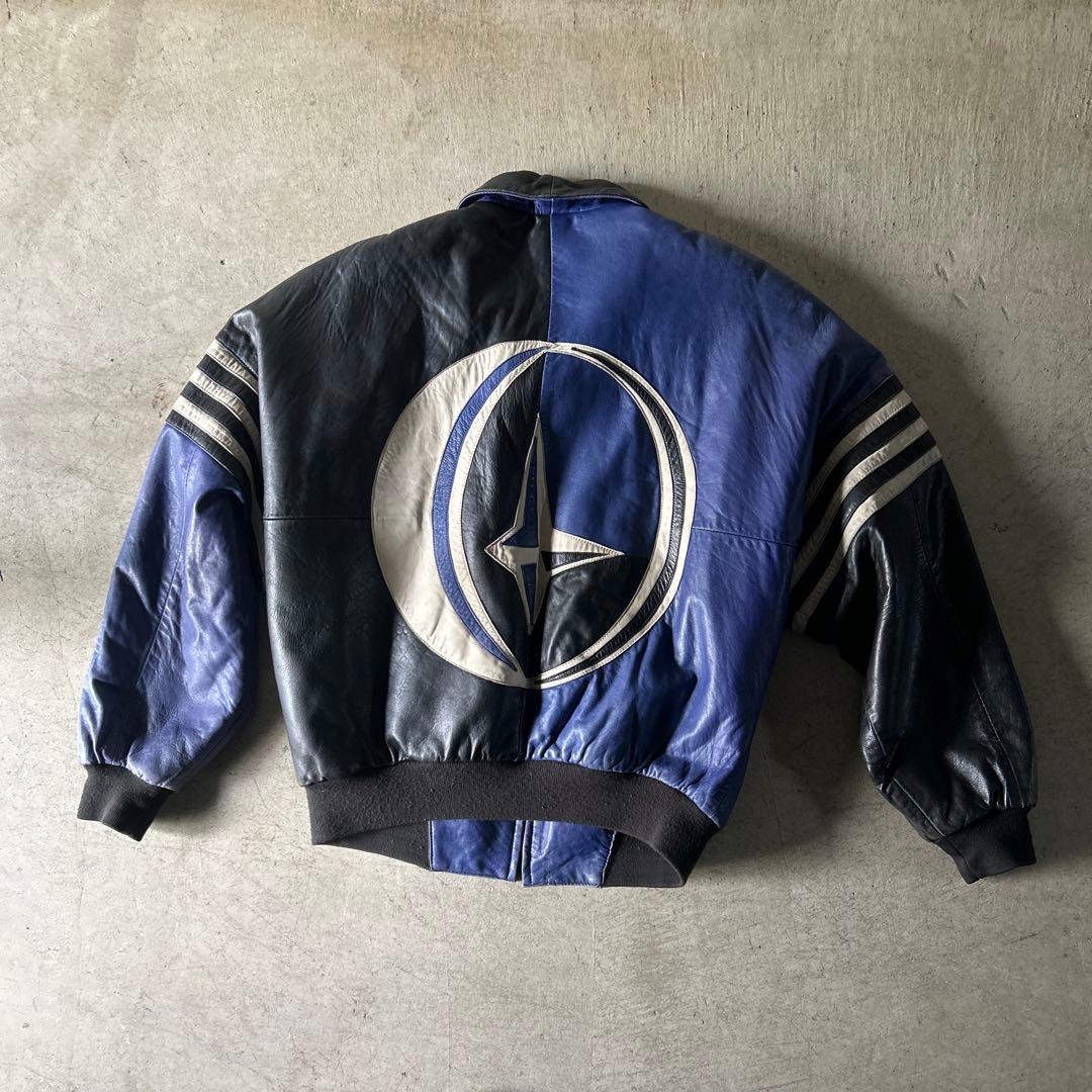 vj　90sヴィンテージラムレザーブルゾンボンバージャケットarchive