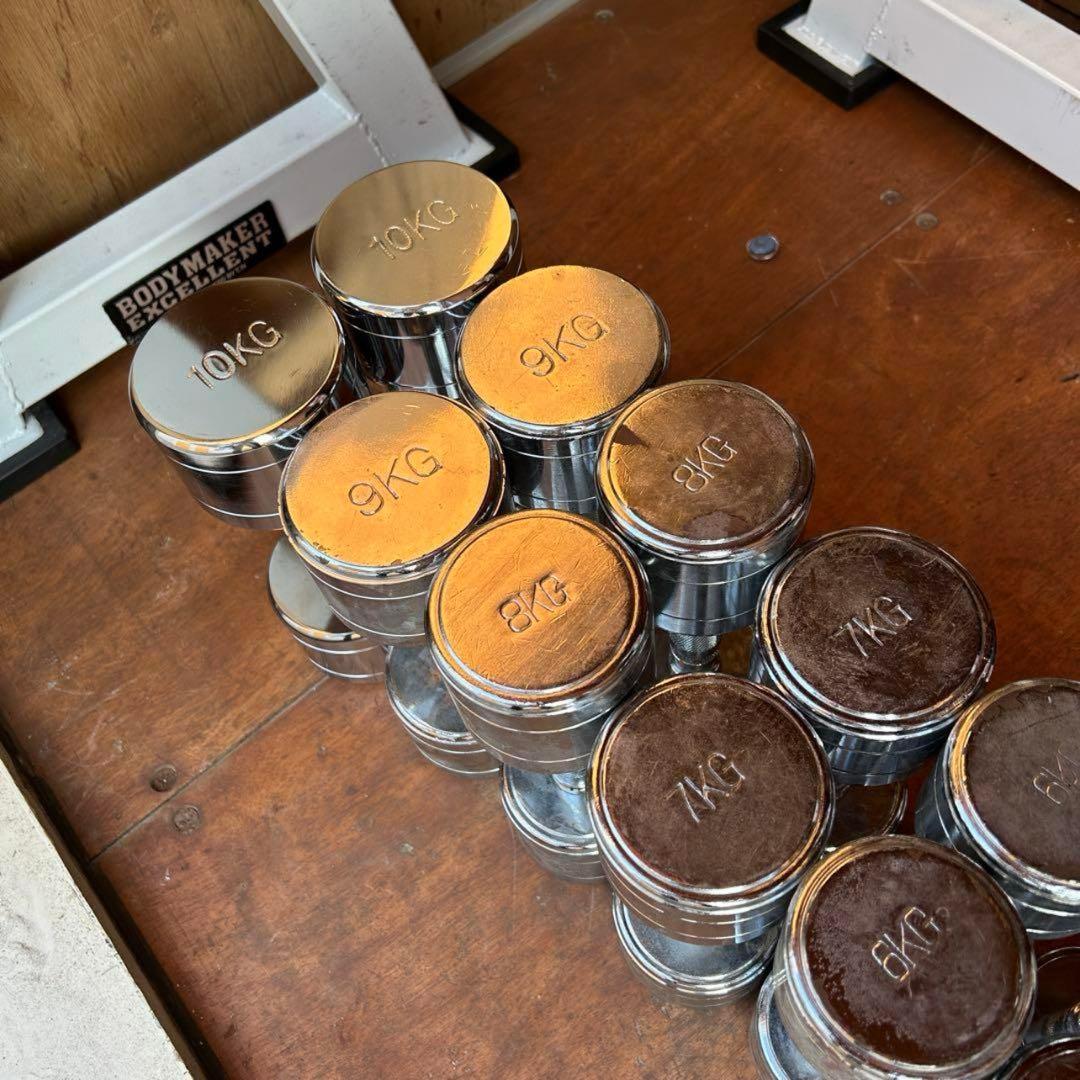 Seven様 BODYMAKER クロームダンベル1〜10kgペア③