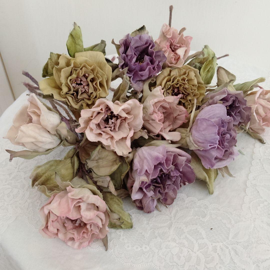 布花作品♡ドライな薔薇