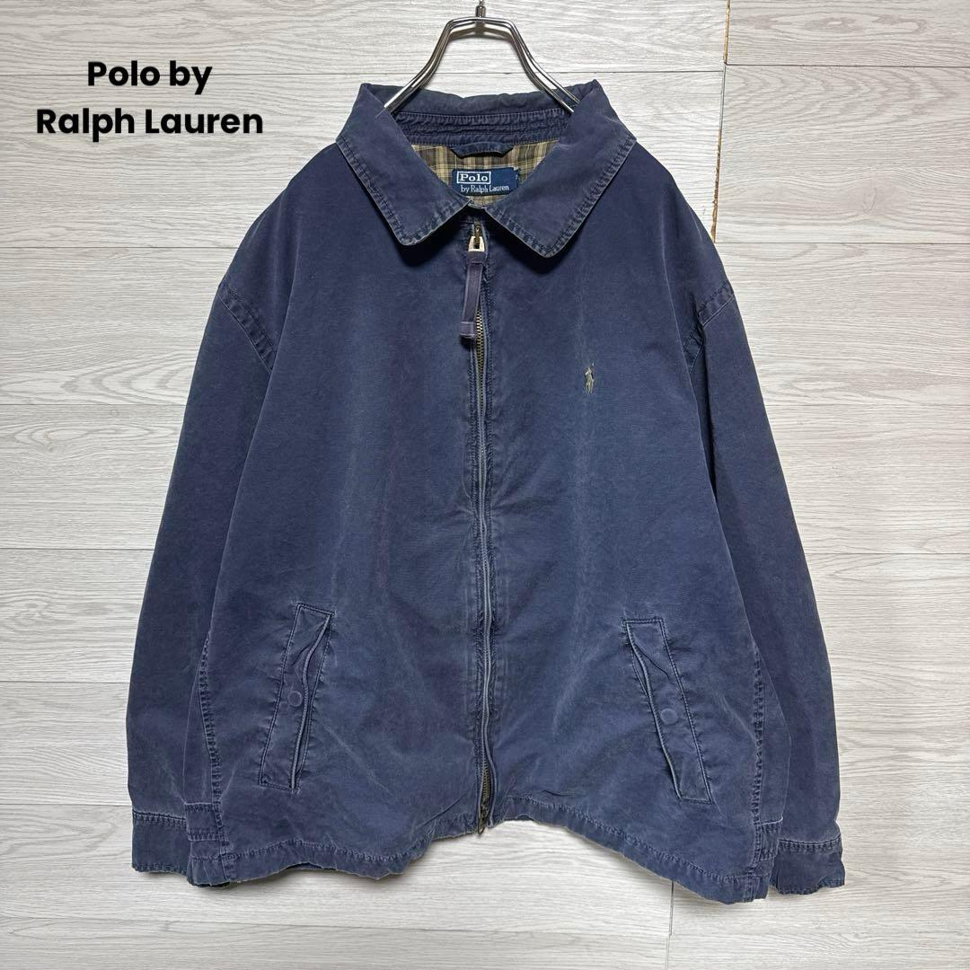 90s ポロバイラルフローレン スイングトップ 2XB ドリズラー ハリトン