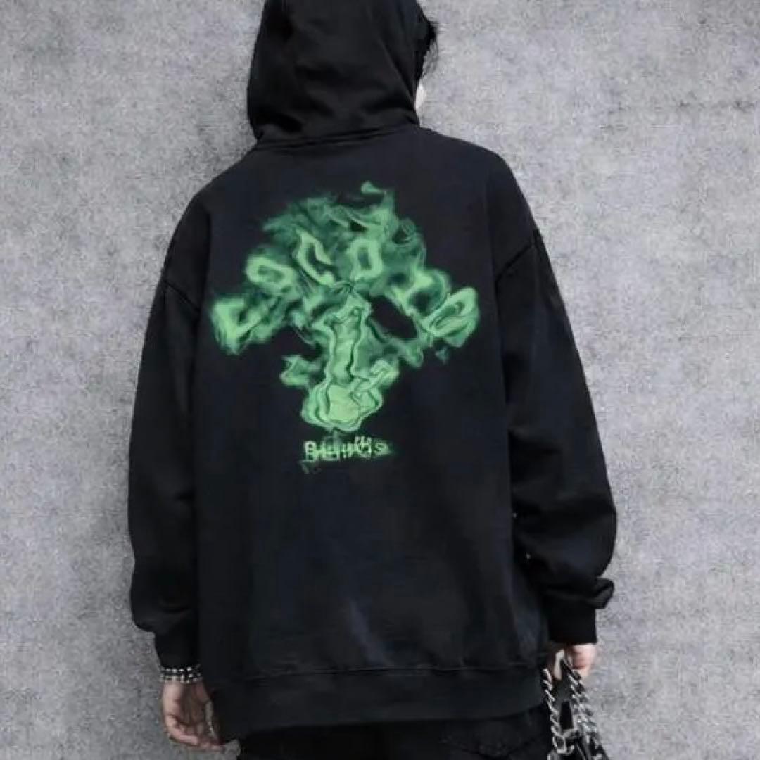 希少 スモーク XL COCOLO BLAND ココロブランド パーカー 黒 cocolo bland smoke パーカーの通販 by りゅ's shop｜ラクマ